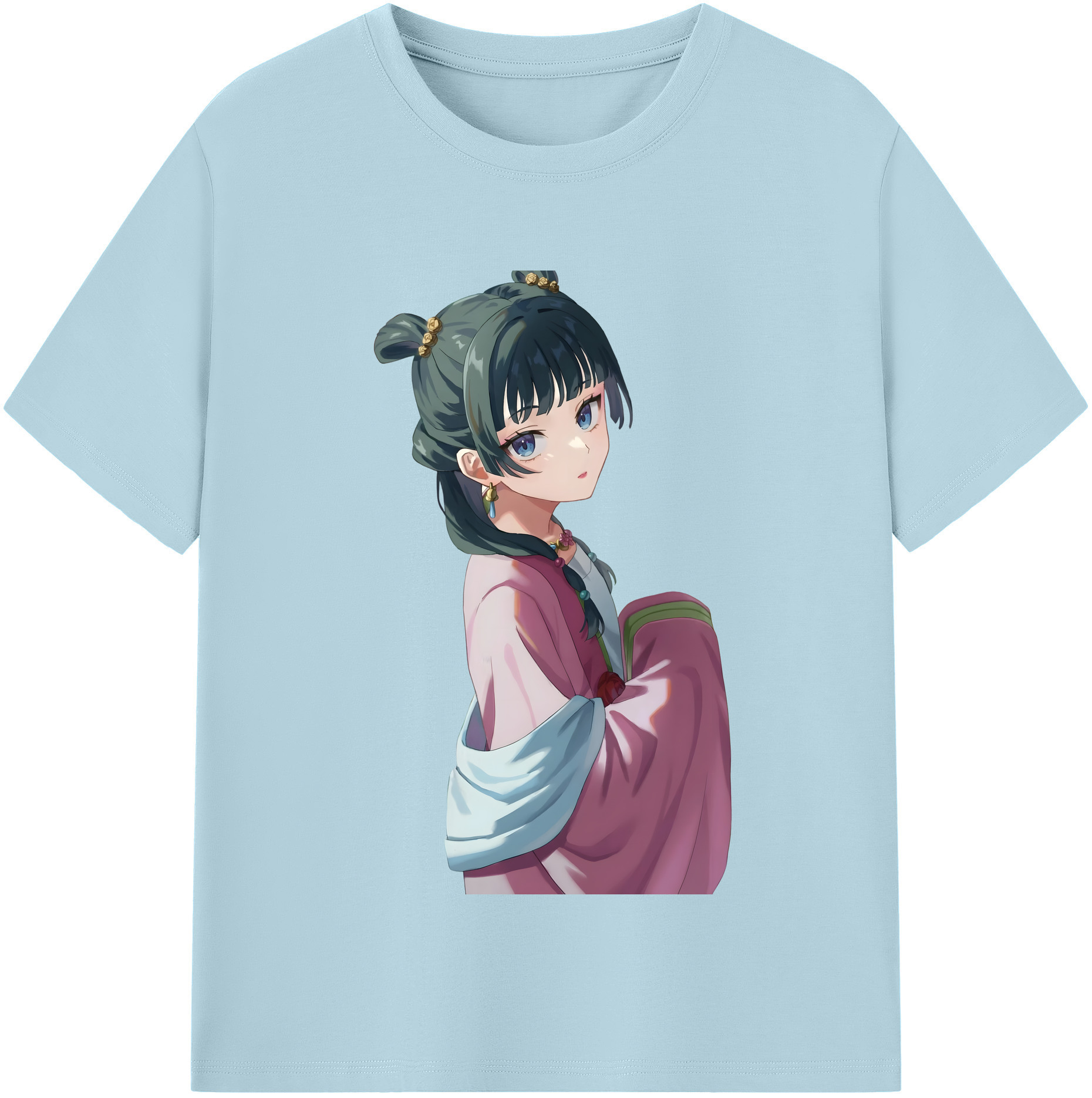 （画像用） 薬屋のひとりごと The Apothecary Diaries 綿100％半袖Tシャツ（フロントプリント）